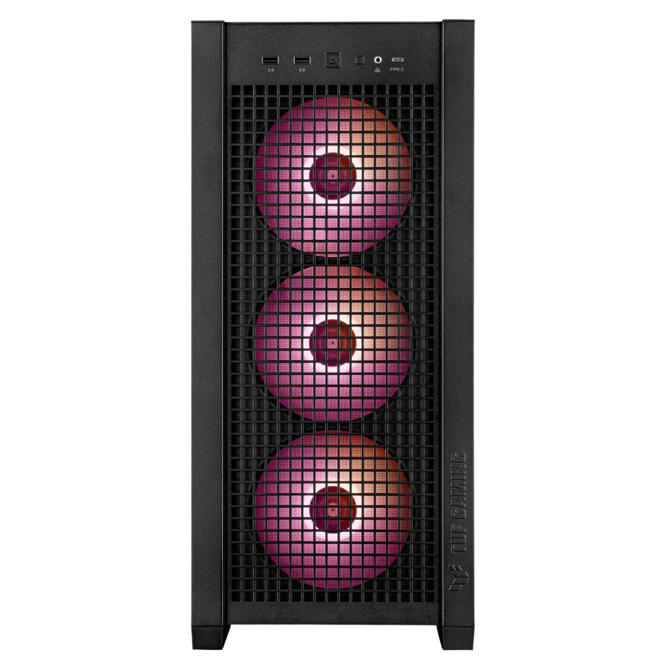 Компьютерный корпус ASUS TUF GAMING GT302 PLUS TG ARGB  Black (90DC00I0-B19010)