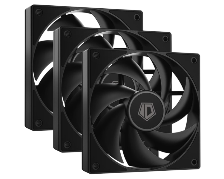 Комплект вентиляторов для корпуса ID-COOLING AF-125-K TRIO (3 in 1) Black
