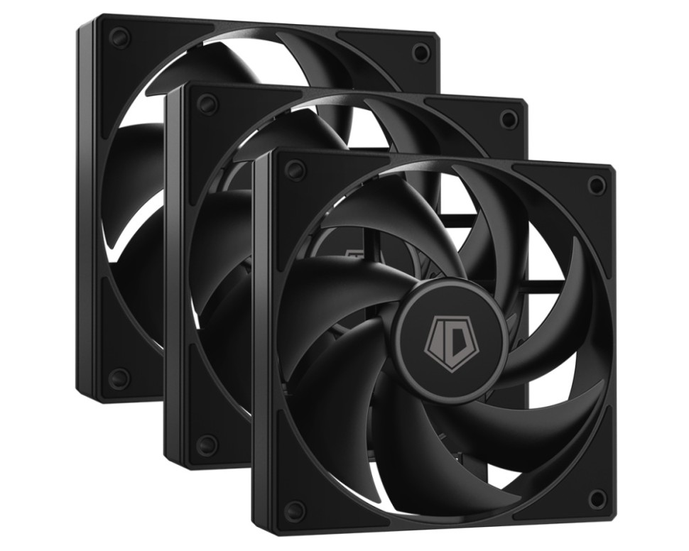 Комплект вентиляторов для корпуса ID-COOLING AF-125-K TRIO (3 in 1) Black