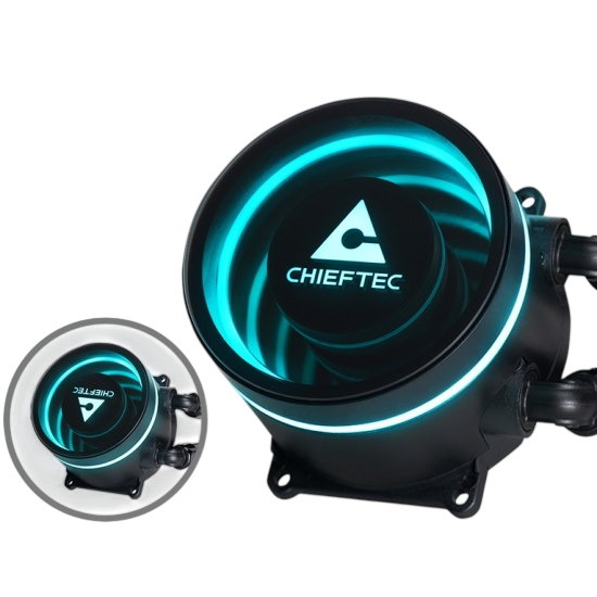 Система жидкостного охлаждения для процессора Chieftec ICEBERG 240 ARGB (CLC-240-RGB)