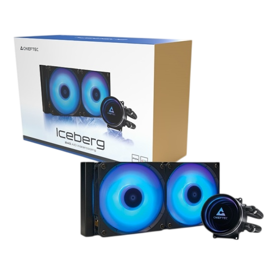 Система жидкостного охлаждения для процессора Chieftec ICEBERG 240 ARGB (CLC-240-RGB)