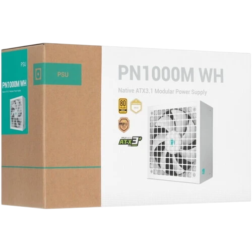 Блок питания Deepcool 1000W GAMERSTORM PN1000M WH 16 Pin (PCIe 5.0 Connector Cable Details)