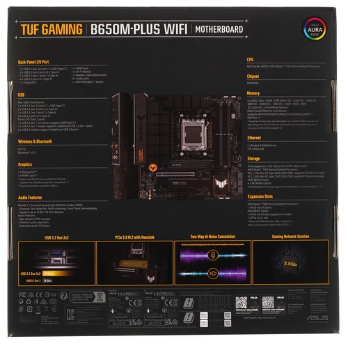 Материнская плата ASUS TUF GAMING B650M-PLUS WIFI 90MB1BF0-M0EAY0
