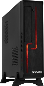 Компьютерный корпус DELUX H-308 Black,Red Line 450W