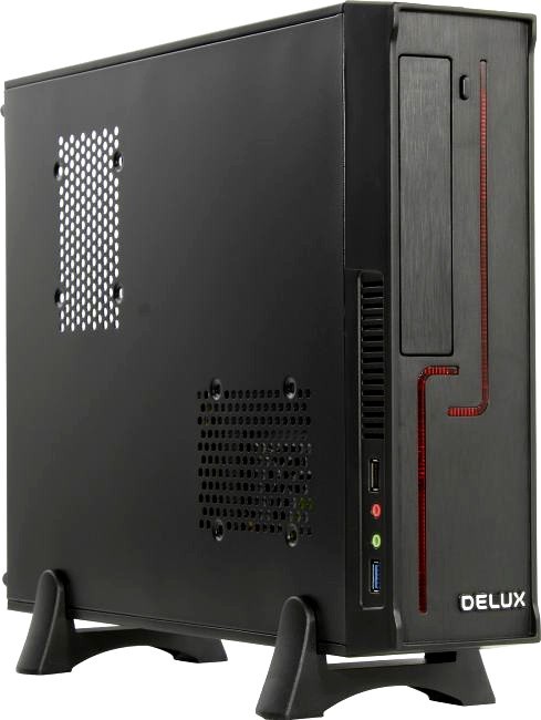 Компьютерный корпус DELUX H-308 Black,Red Line 450W
