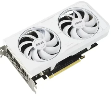 Видеокарта ASUS (DUAL-RTX3060TI-O8GD6X-WHITE) GeForce RTX 3060 TI 8GB DUAL OC 90YV0IP2-M0NA00