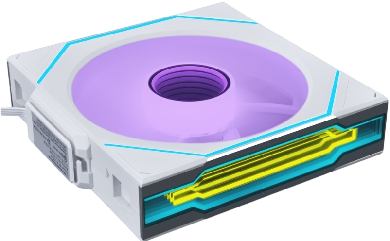 Вентилятор для корпуса Lian Li UNI FAN SL-INF WIRELESS 120 Reverse Blade 12RSLIN1W1W ARGB White (G99.12RSLIN1W1W.R0)