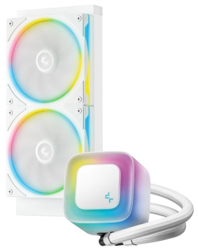 Система жидкостного охлаждения для процессора Deepcool LE240 PRO WH ARGB White