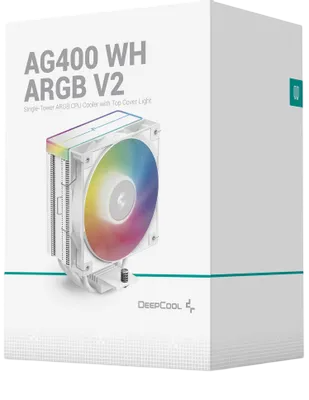 Кулер для процессора Deepcool AG400 WH ARGB V2 White