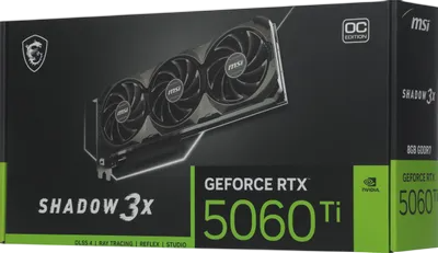 Видеокарта MSI (G506T-8S3CA) GeForce RTX 5060 Ti 8G SHADOW 3X OC CLASSIC