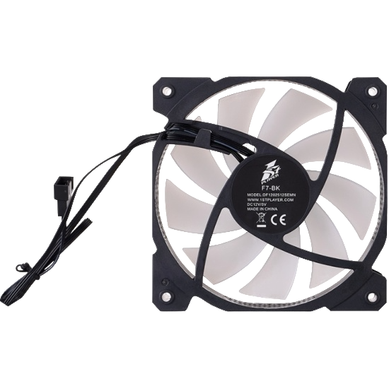 Вентилятор для корпуса 1STPLAYER F7 ARGB Black (F7-BK)