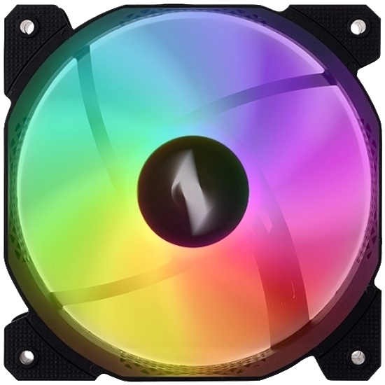 Вентилятор для корпуса 1STPLAYER F7 ARGB Black (F7-BK)