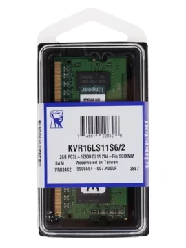 Оперативная память 2 Gb 1600 MHz Kingston (KVR16LS11S6/2)