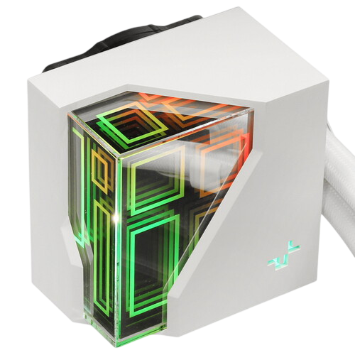 Система жидкостного охлаждения для процессора Deepcool LT520 WH ARGB PWM R-LT520-WHAMNF-G-1