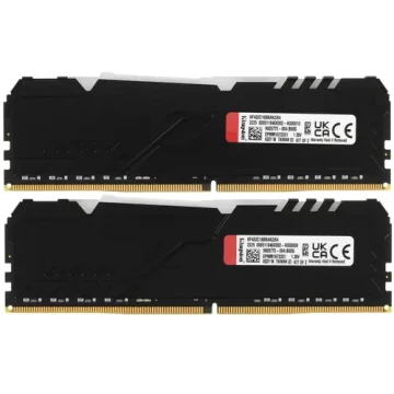 Оперативная память 64 Gb 3200 MHz Kingston FURY Beast Black RGB (KF432C16BBAK2/64)