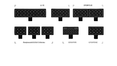 Блок питания Gigabyte 850W (GP-UD850GM V2) (28200-U85GP-2EUR PG5) 16 Pin (PCIe 5.0 Connector Cable Details)
