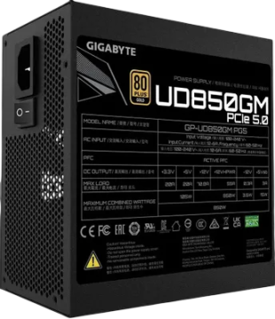 Блок питания Gigabyte 850W (GP-UD850GM V2) (28200-U85GP-2EUR PG5) 16 Pin (PCIe 5.0 Connector Cable Details)