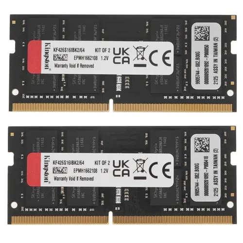 Оперативная память 64 Gb 2666 MHz Kingston FURY IMPACT (KF426S16IBK2/64)