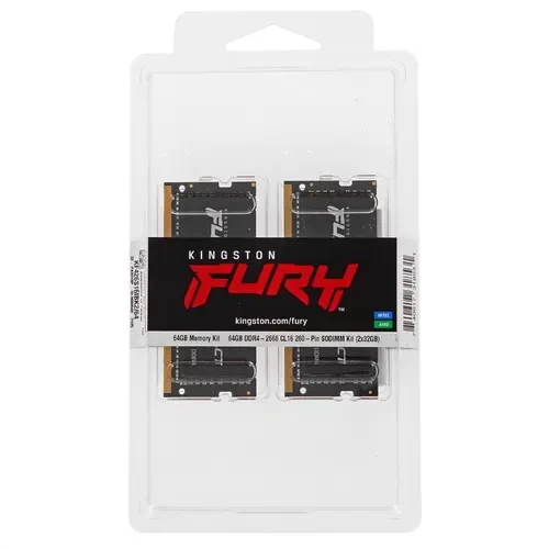 Оперативная память 64 Gb 2666 MHz Kingston FURY IMPACT (KF426S16IBK2/64)