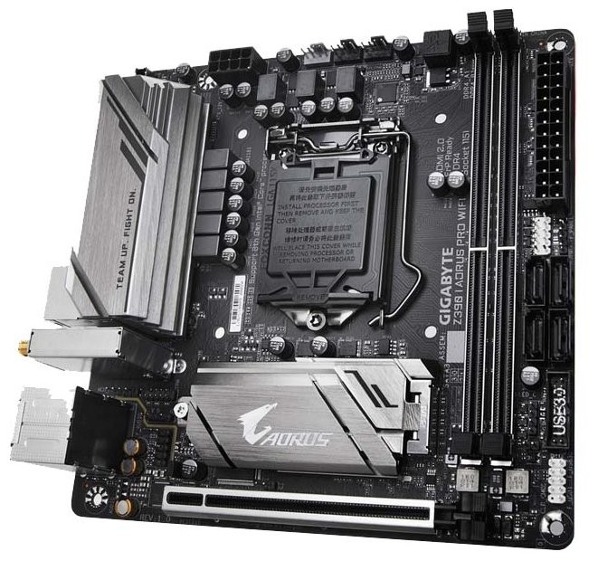 Материнская плата GIGABYTE Z390 I AORUS PRO WIFI