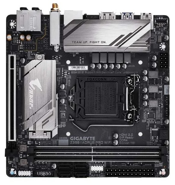 Материнская плата GIGABYTE Z390 I AORUS PRO WIFI