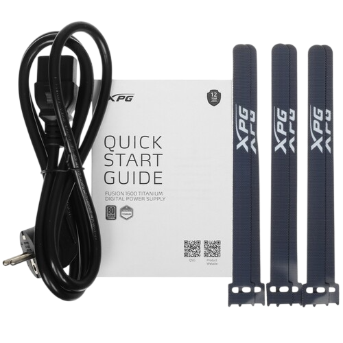 Блок питания ADATA XPG 1600W FUSION 1600 TITANIUM (FUSION1600T-BKCEU) (PCIe 5.0 Connector Cable Details)