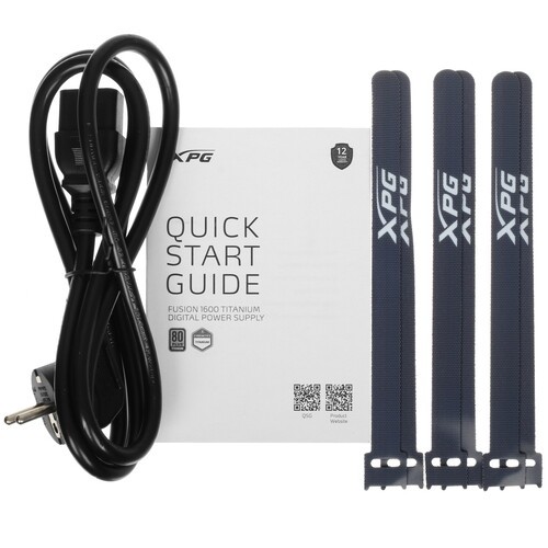 Блок питания ADATA XPG 1600W FUSION 1600 TITANIUM (FUSION1600T-BKCEU) (PCIe 5.0 Connector Cable Details)