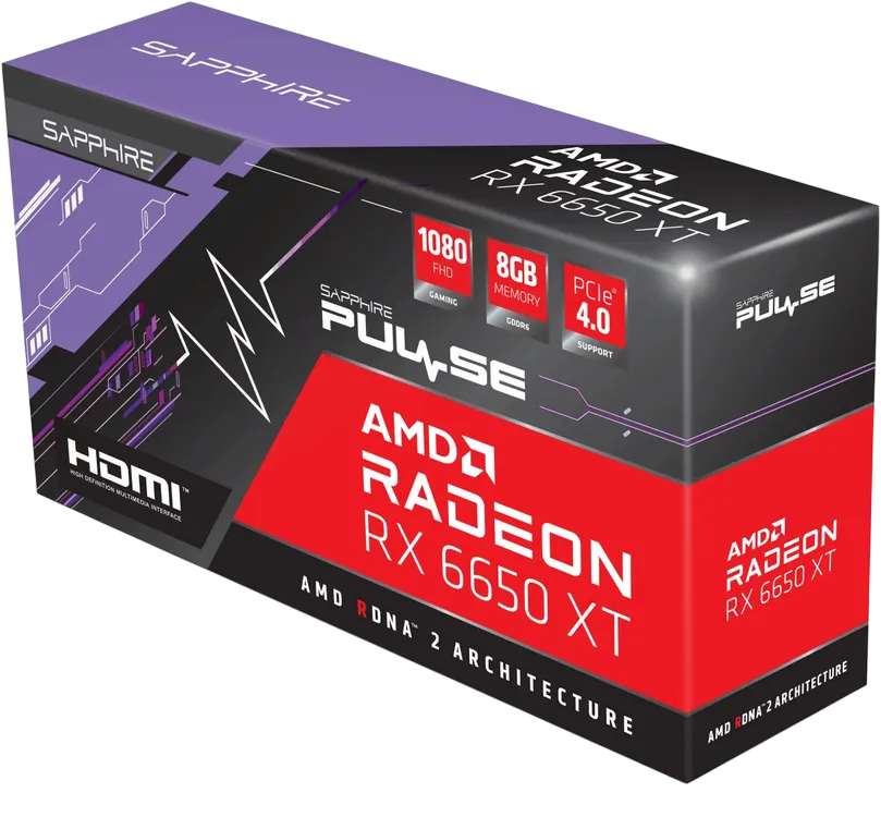 Видеокарта Sapphire (11319-07-20G) Radeon RX 6650 XT 8GB GAMING OC