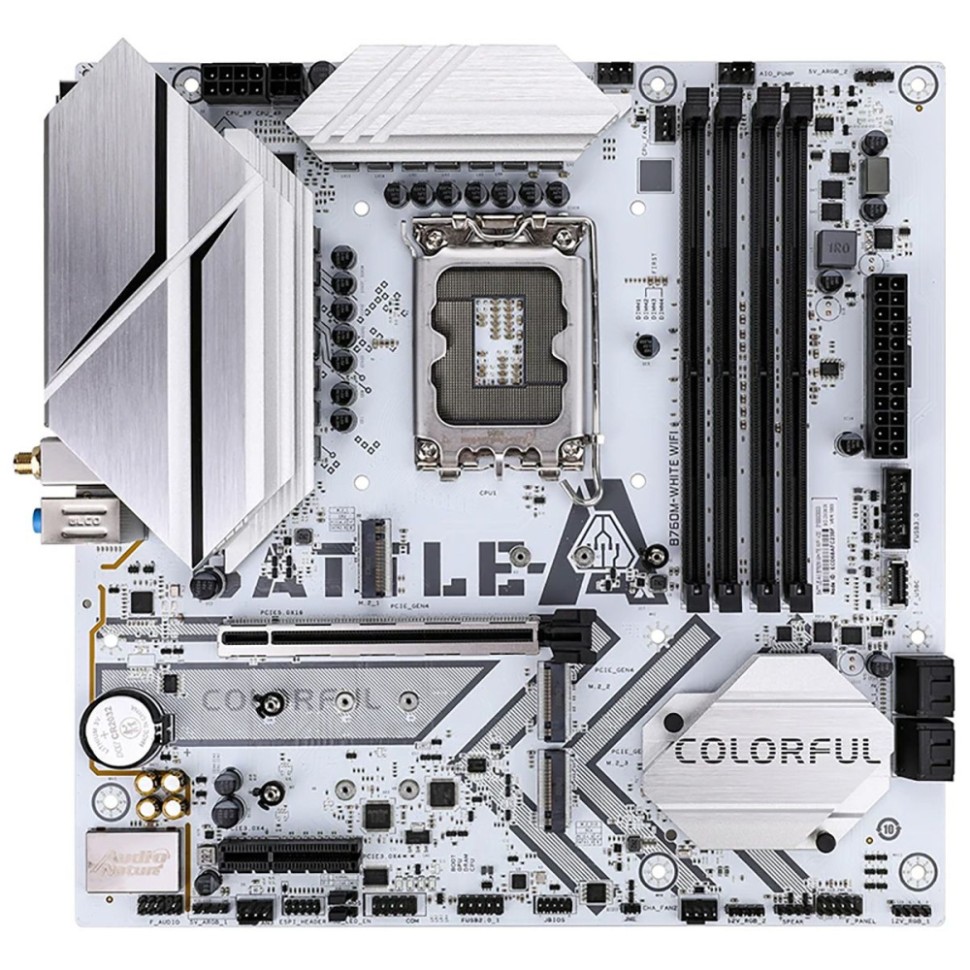 Материнская плата Colorful BATTLE-AX B760M-WHITE WIFI V20
