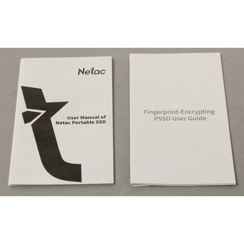 Внешний SSD NETAC 1000 Gb Z11 (отпечаток пальца) NT01Z11-001T-32SL