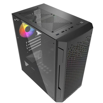 Компьютерный корпус Powercase Mistral Micro Z3B Mesh LED (CMIMZB-L3)