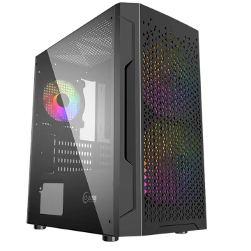 Компьютерный корпус Powercase Mistral Micro Z3B Mesh LED (CMIMZB-L3)
