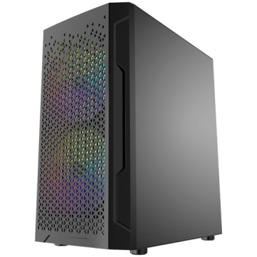 Компьютерный корпус Powercase Mistral Micro Z3B Mesh LED (CMIMZB-L3)