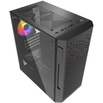 Компьютерный корпус Powercase Mistral Micro Z3B Mesh LED (CMIMZB-L3)