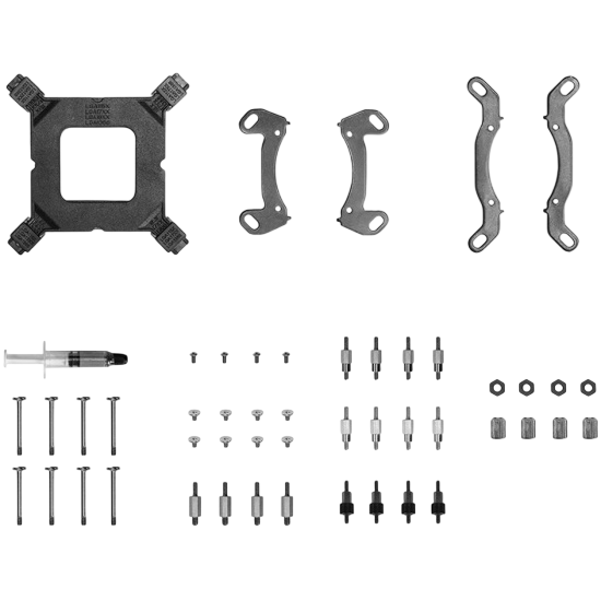 Система жидкостного охлаждения для процессора Chieftec ICEBERG 240 ARGB Pump Dark (CLC-240-BLK)