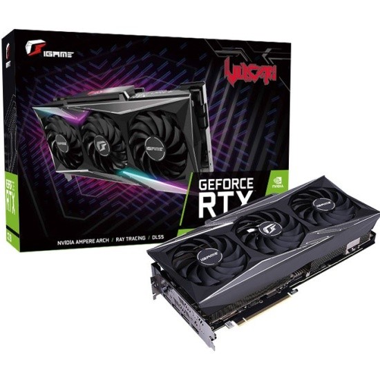 Видеокарта Colorful (RTX 3090 Vulcan OC-V ) GeForce RTX3090 iGame Vulcan OC-V 24GB