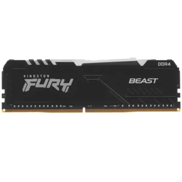 Оперативная память 16 Gb 3733 MHz Kingston FURY BEAST RGB Black (KF437C19BB1A/16)