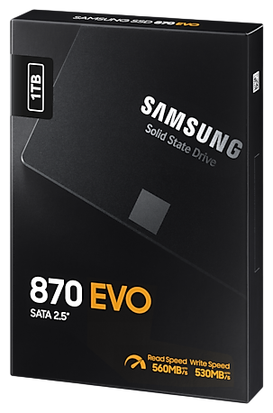 Твердотельный накопитель Samsung 1000 Gb 870 EVO (MZ-77E1T0BW)