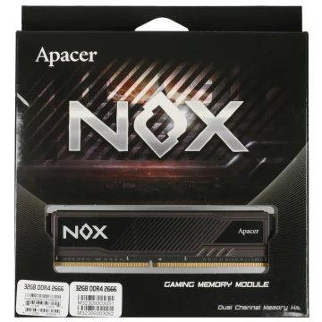 Оперативная память 32 Gb 2666 MHz Apacer NOX (AH4U32G26C08YMBAA-2)
