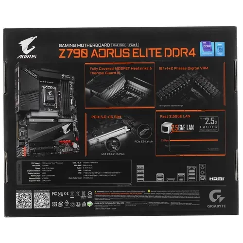 Материнская плата Gigabyte Z790 AORUS ELITE DDR4