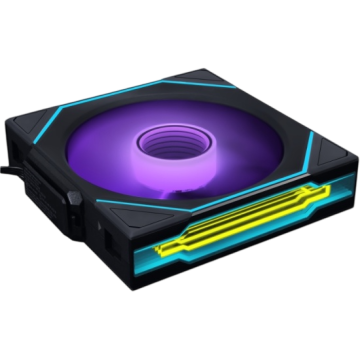 Комплект вентиляторов для корпуса Lian Li UNI FAN SL-INF WIRELESS 120 Reverse Blade 12RSLIN1W3B ARGB Black (G99.12RSLIN1W3B.R0)
