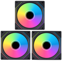 Комплект вентиляторов для корпуса Lian Li UNI FAN SL-INF WIRELESS 120 Reverse Blade 12RSLIN1W3B ARGB Black (G99.12RSLIN1W3B.R0)
