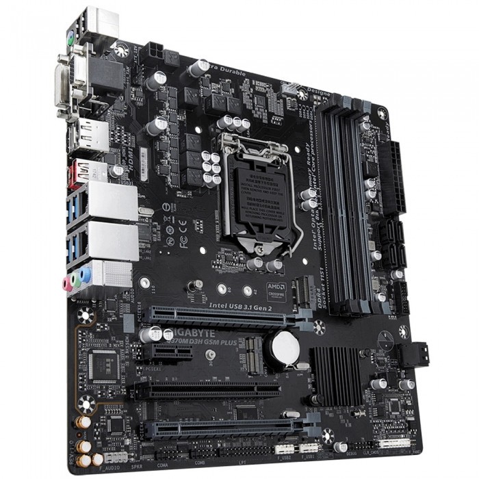 Материнская плата GIGABYTE Q370M D3H GSM PLUS
