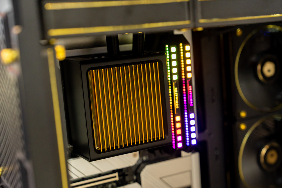 Система жидкостного охлаждения для процессора ID-COOLING DX360 GDL Black/Gold