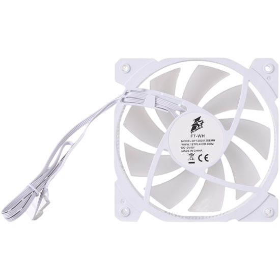 Вентилятор для корпуса 1STPLAYER F7 ARGB White (F7-WH)
