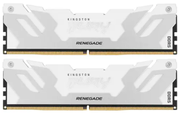 Сток Оперативная память 32 Gb 6400 MHz Kingston FURY Renegade White (KF564C32RWK2-32)