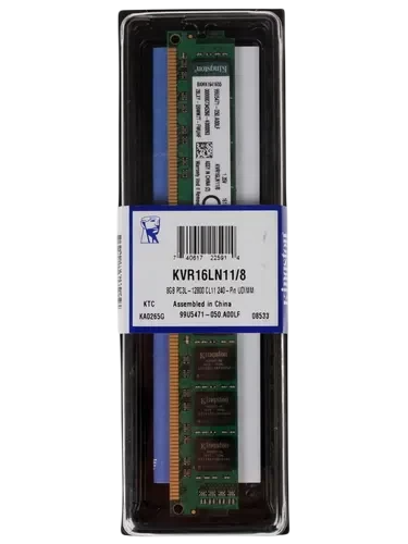 Оперативная память 8 Gb 1600 MHz Kingston (KVR16LN11/8)