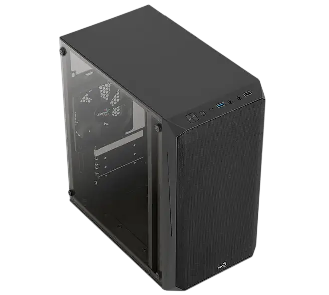 Компьютерный корпус Aerocool S-107-A-BK-V1 Black (4710562759372)