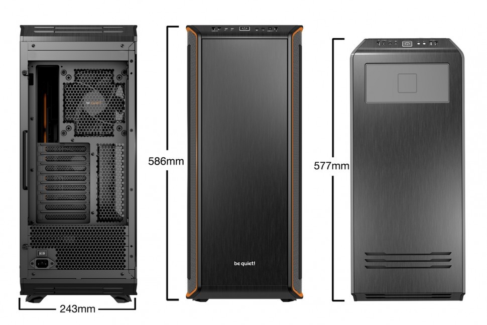 Компьютерный корпус Be Quiet! DARK BASE PRO 900 Orange rev. 2 BGW14