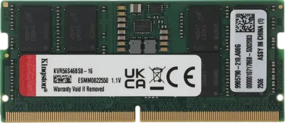 Оперативная память 16 Gb 5600 MHz Kingston ValueRAM (KVR56S46BS8-16)
